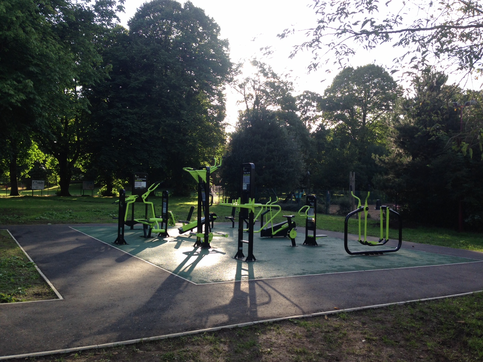 Outdoor Gym in the Peoples Park Ballymena