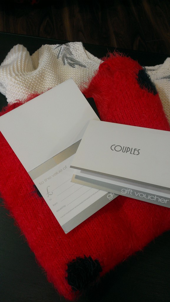 Couples gift voucher