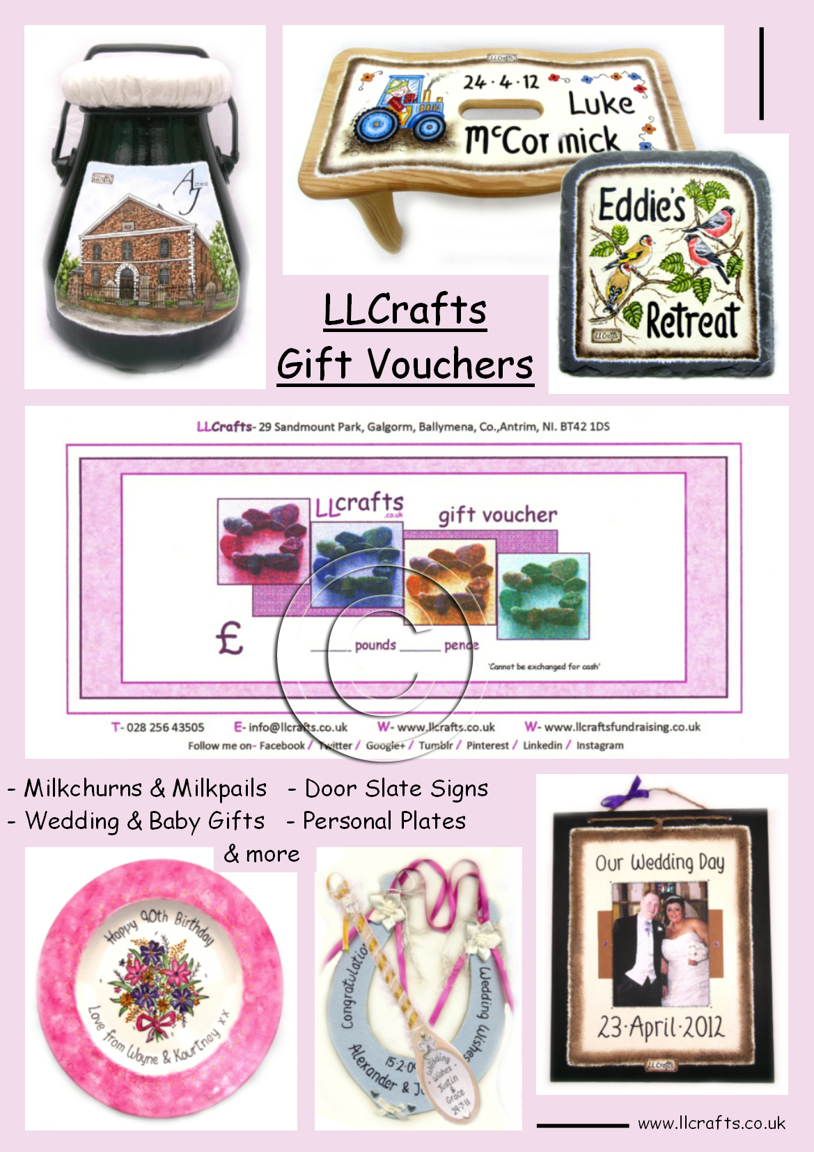 LL Crafts Gift Vouchers Ballymena Today