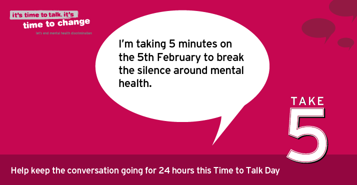 Time to Talk Day – Encouraging Ballymena to talk about Mental Health