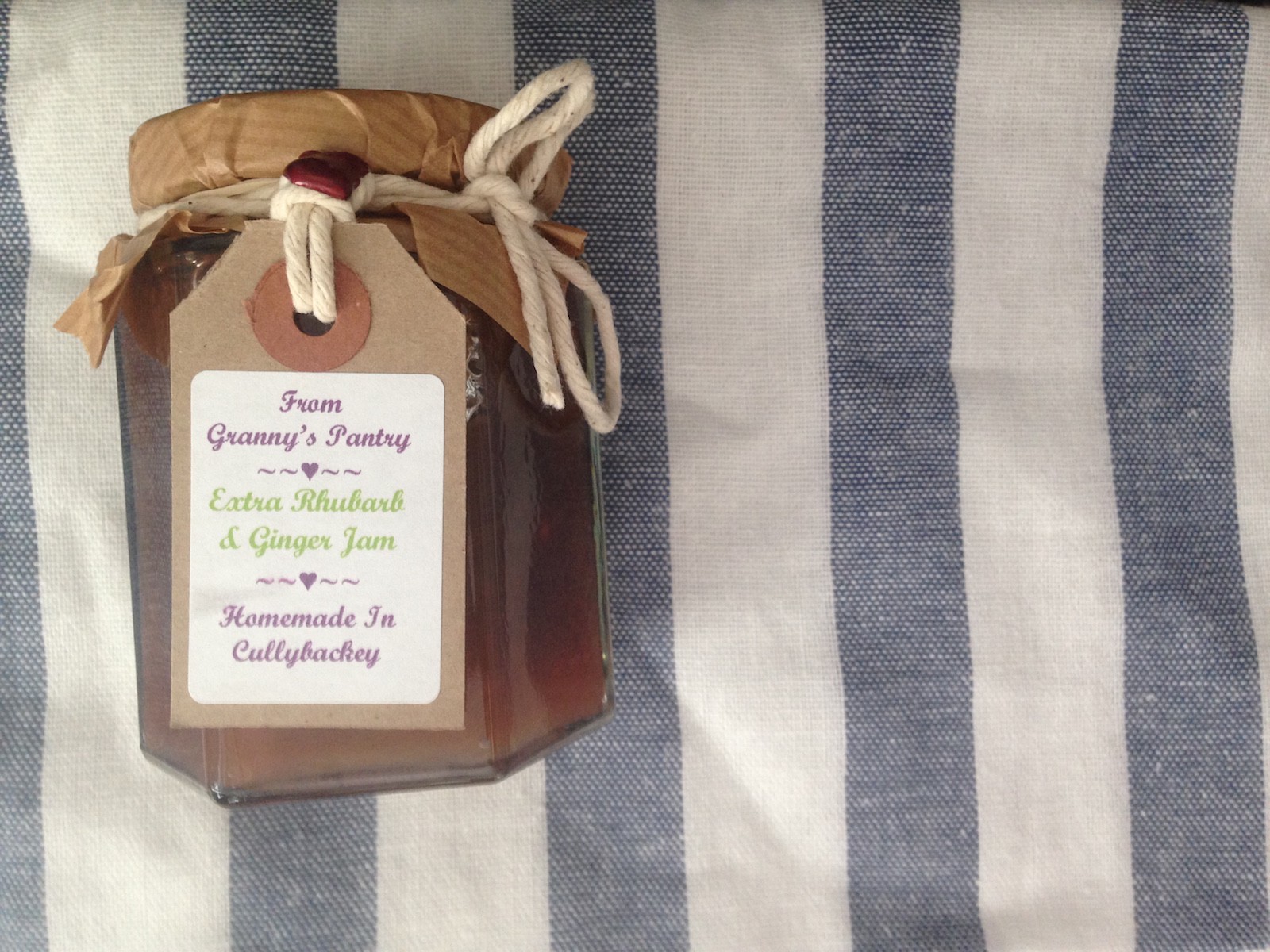 From Grannys Pantry – Rhubarb and Ginger Jam