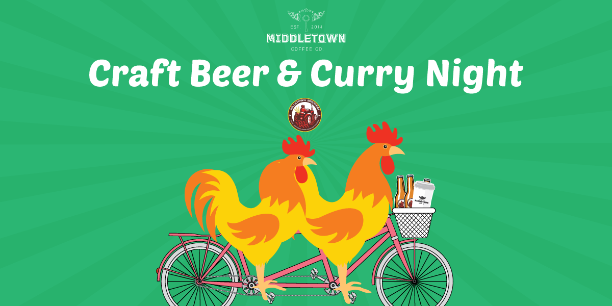 Craft Beer & Curry event at Middletown Coffee Co