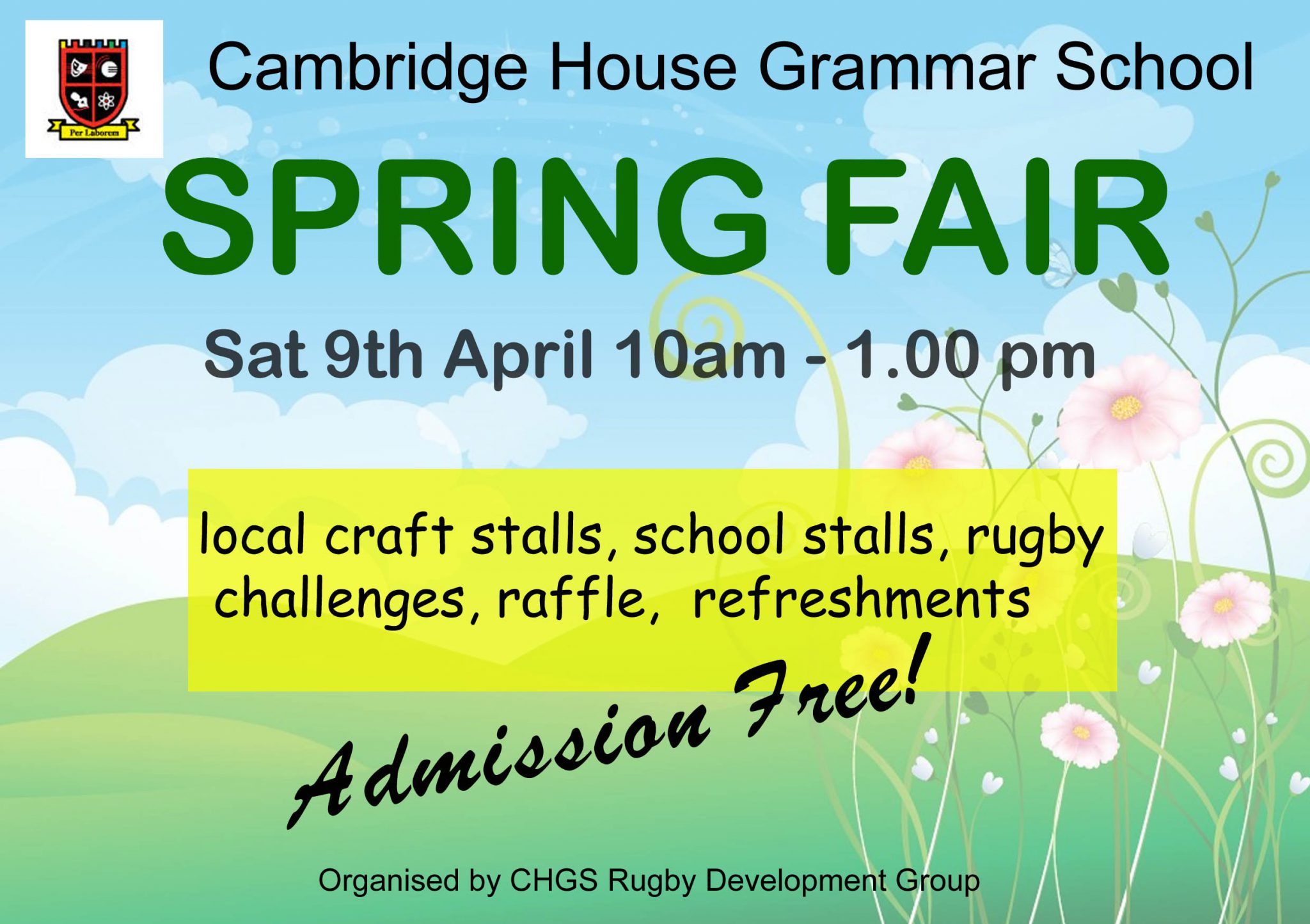 Spring Fair at Cambridge House Grammar School Ballymena Today