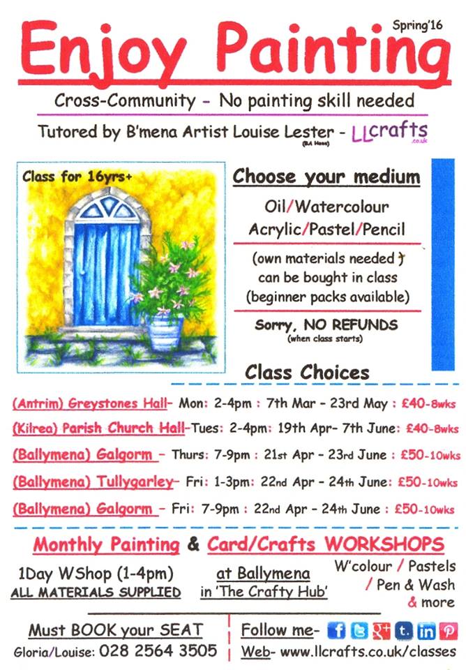 Painting workshops - Ballymena