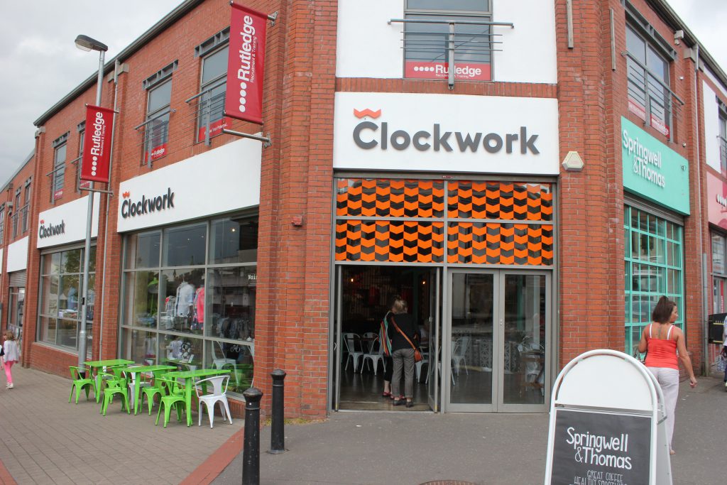 New Clockwork Town Centre store entrance