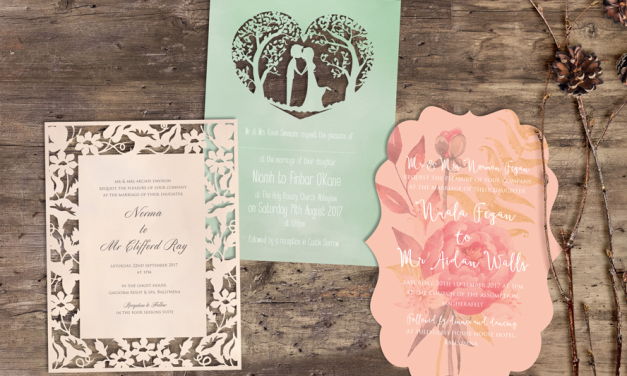Ballymena company showcase beautiful Wedding invitations