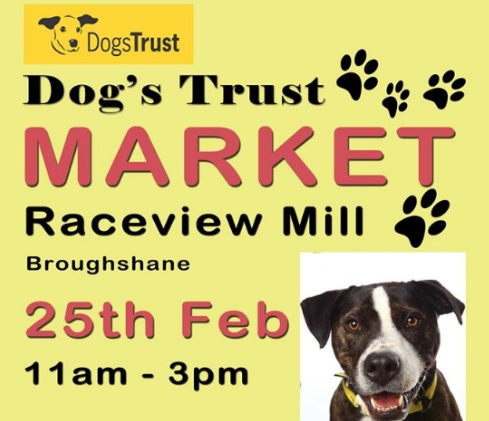 Raceview Mill Market is Supporting Dogs Trust