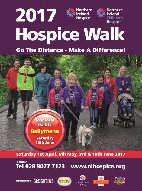 2017 Hospice Walk in the Ballymena Area