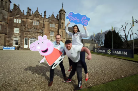 Peppa Pig visits Glenarm