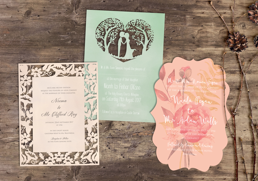 Weddings Ballymena – Our favourite wedding invitations