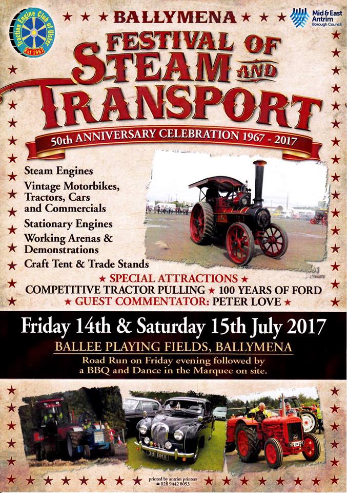 Festival of Steam & Transport 50th Anniversary - Ballymena 