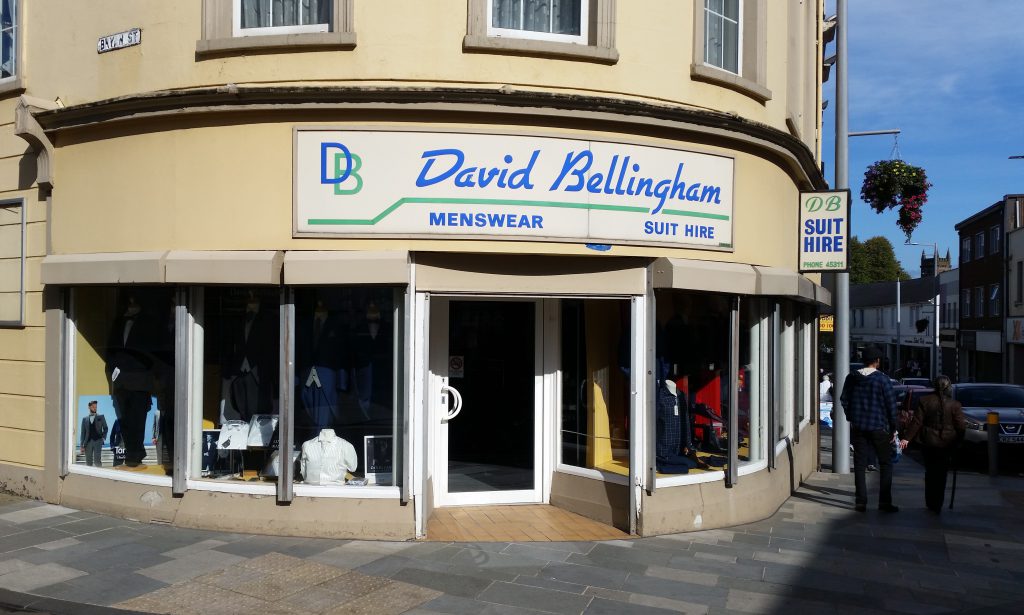 David Bellingham Menswear Winter Sale 2017