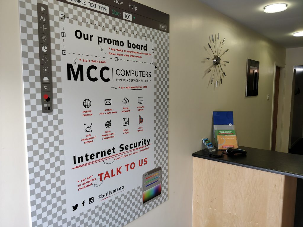 The New Promo Board at MCC Computers