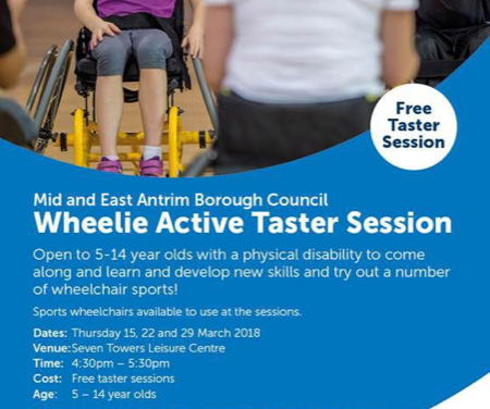 Free Wheelie Active Taster Session – Ballymena