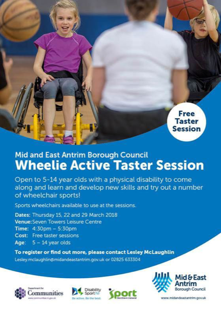 Free Wheelie Active Taster Session – Ballymena