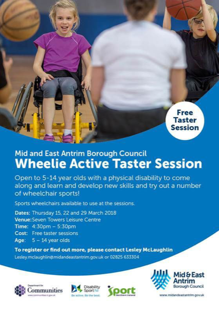 Free Wheelie Active Taster Session - Ballymena 