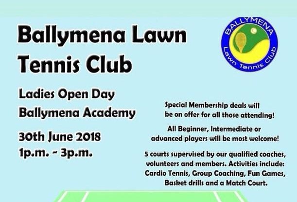 Ballymena Lawn Tennis Club Ladies Open Day