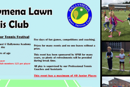 Ballymena Lawn Tennis Club Annual Junior Festival