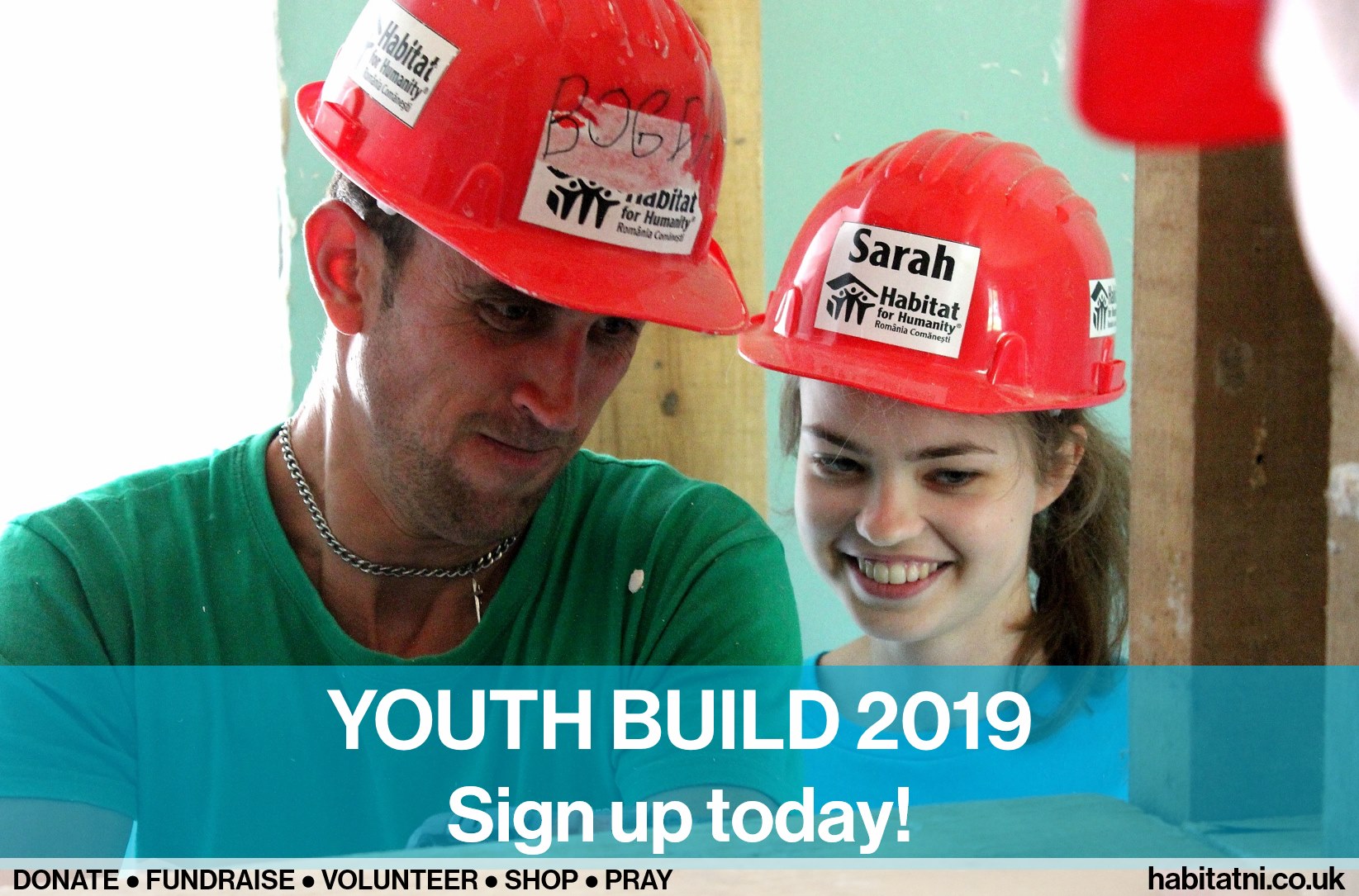 Habitat NI Youth Build 2019 Information Session in Ballymena