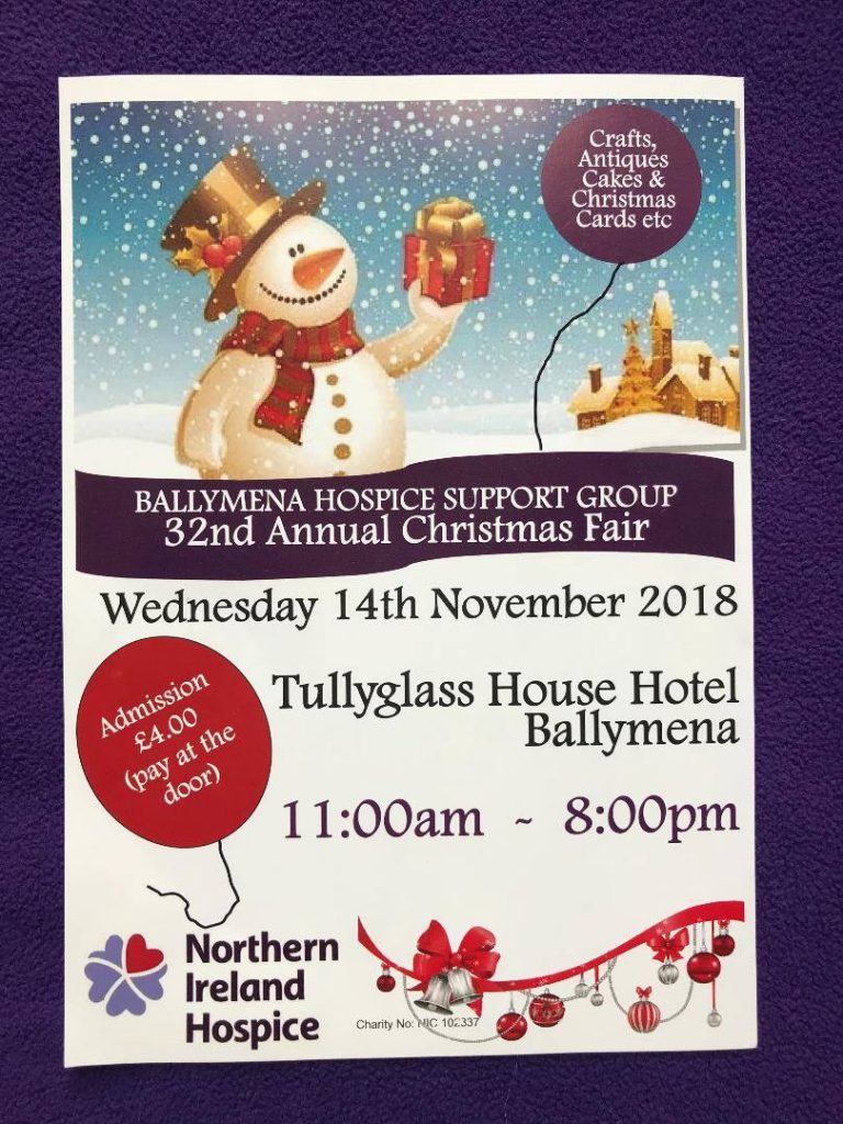 Ballymena Hospice Support Group Christmas Fundraisers