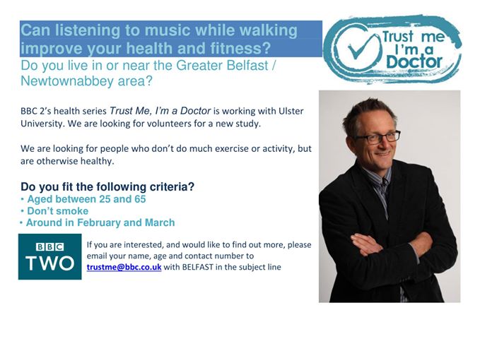 Volunteers needed for BBC series -Trust Me I’m A Doctor