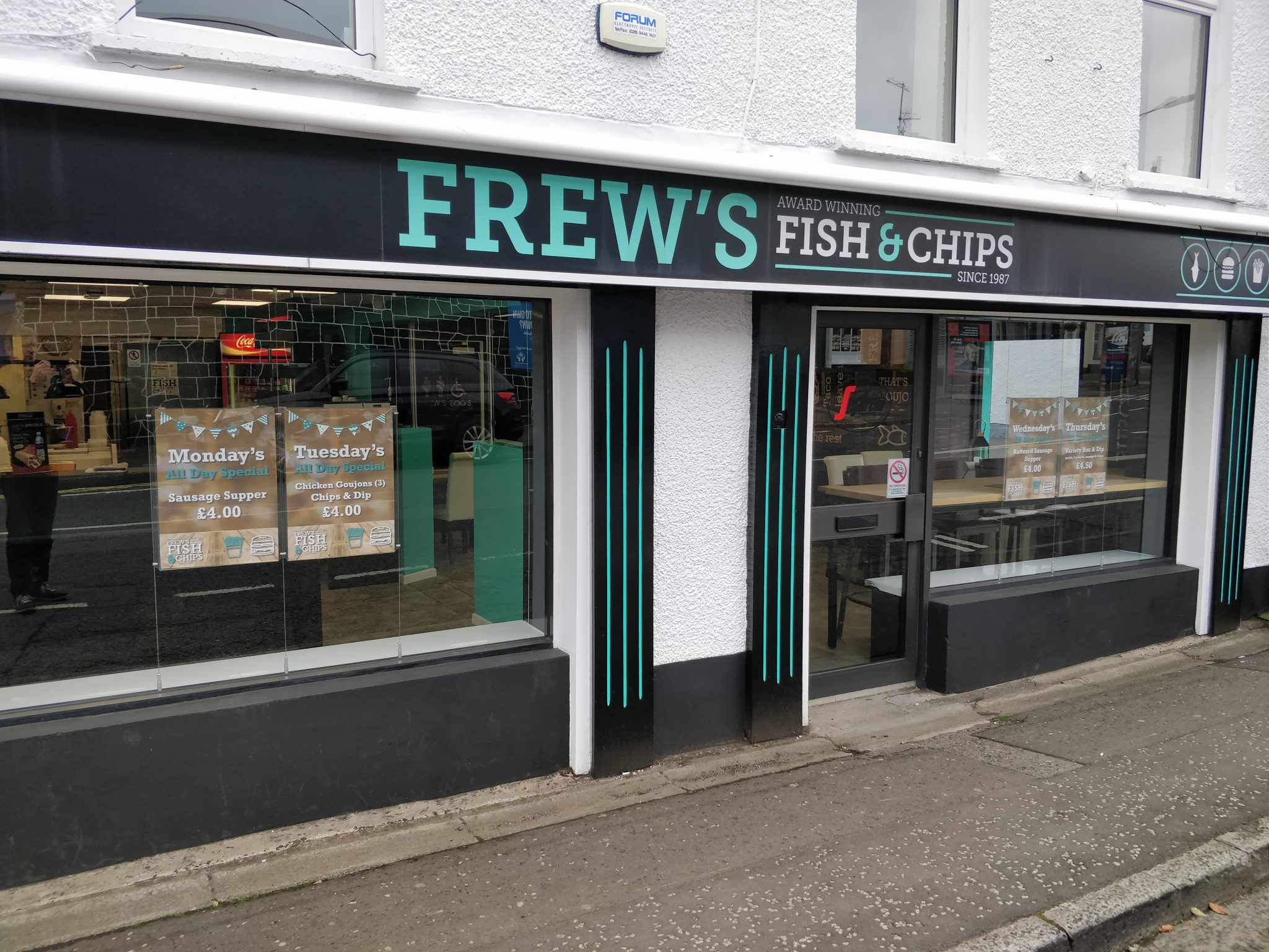 Frew’s Award Winning Fish and Chips, Ahoghill