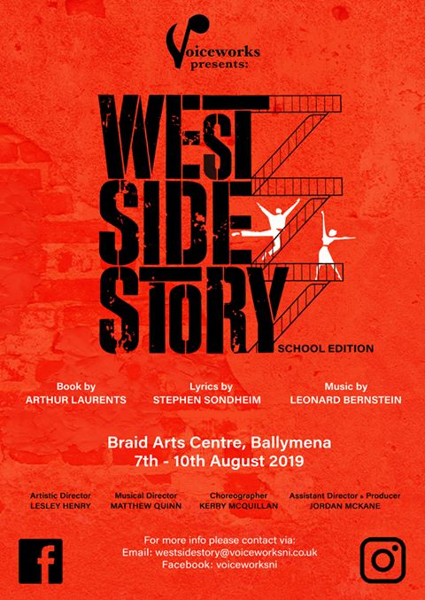 Voiceworks NI presents West Side Story at The Braid Arts Centre