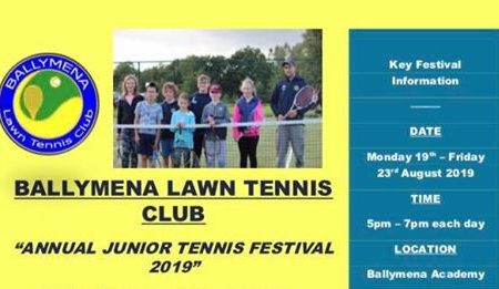 Ballymena Lawn Tennis Club Annual Junior Tennis Festival 2019