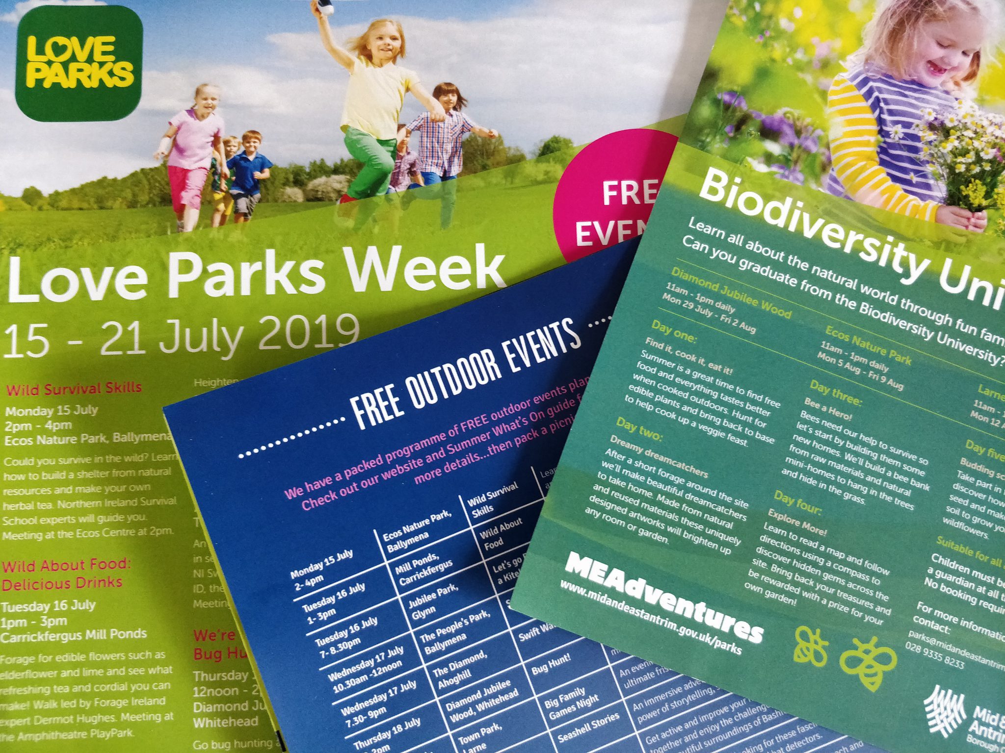 FREE Events in Ballymena taking place over the summer