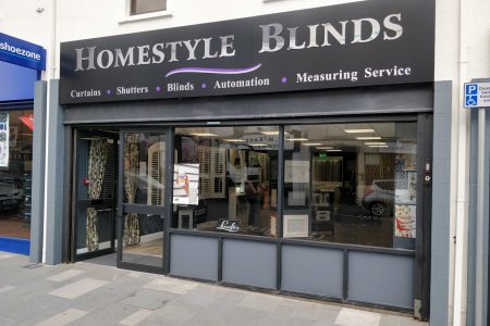 Town centre showroom for Homestyle Blinds