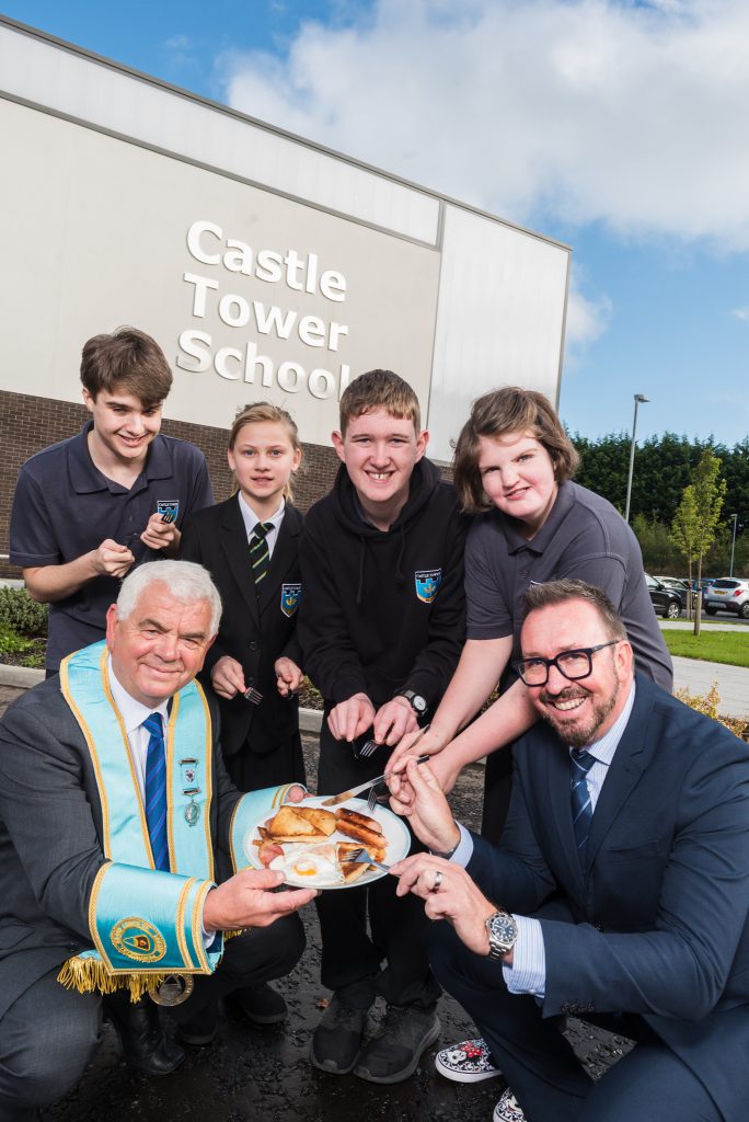 Freemasons Support Castle Tower School in Bid for New Mini-Bus