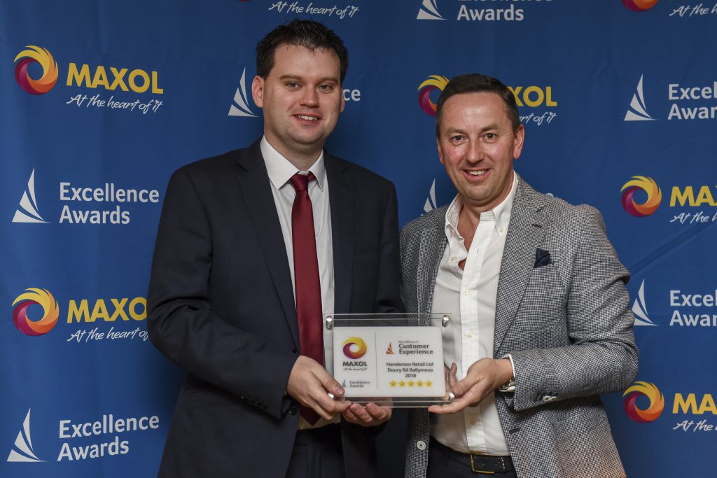 Maxol Ballymena wins 'Best Customer Experience' at Excellence Awards
