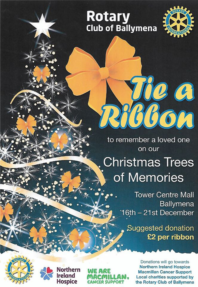 Rotary Club's 'Tie a Ribbon' is back in The Tower Centre